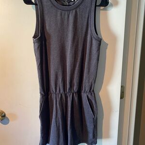 Z Supply Sleeveless Gray Romper Size Small